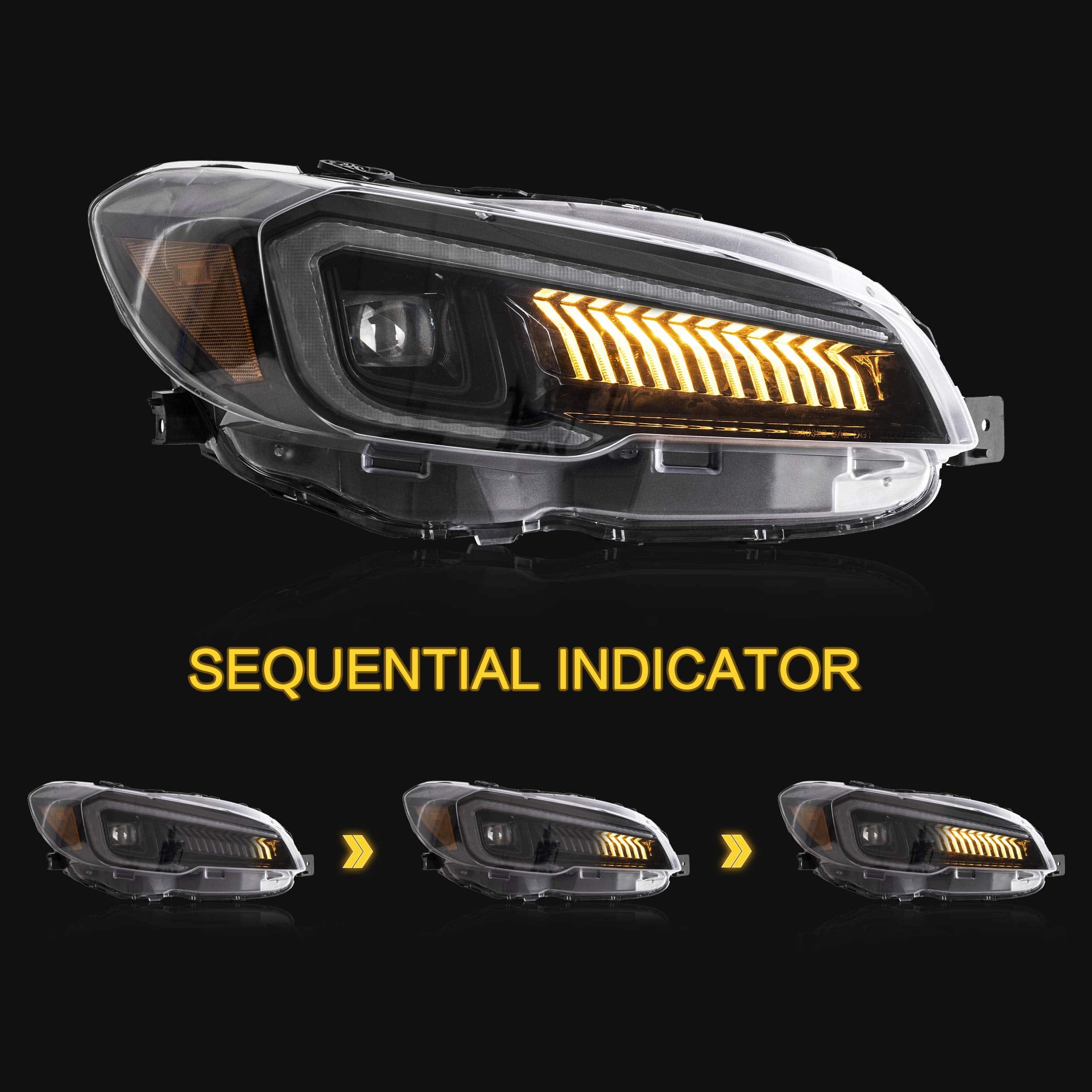 Ensamblaje de Faros VLAND para Subaru WRX STI 2015-2021, - Imagen 4