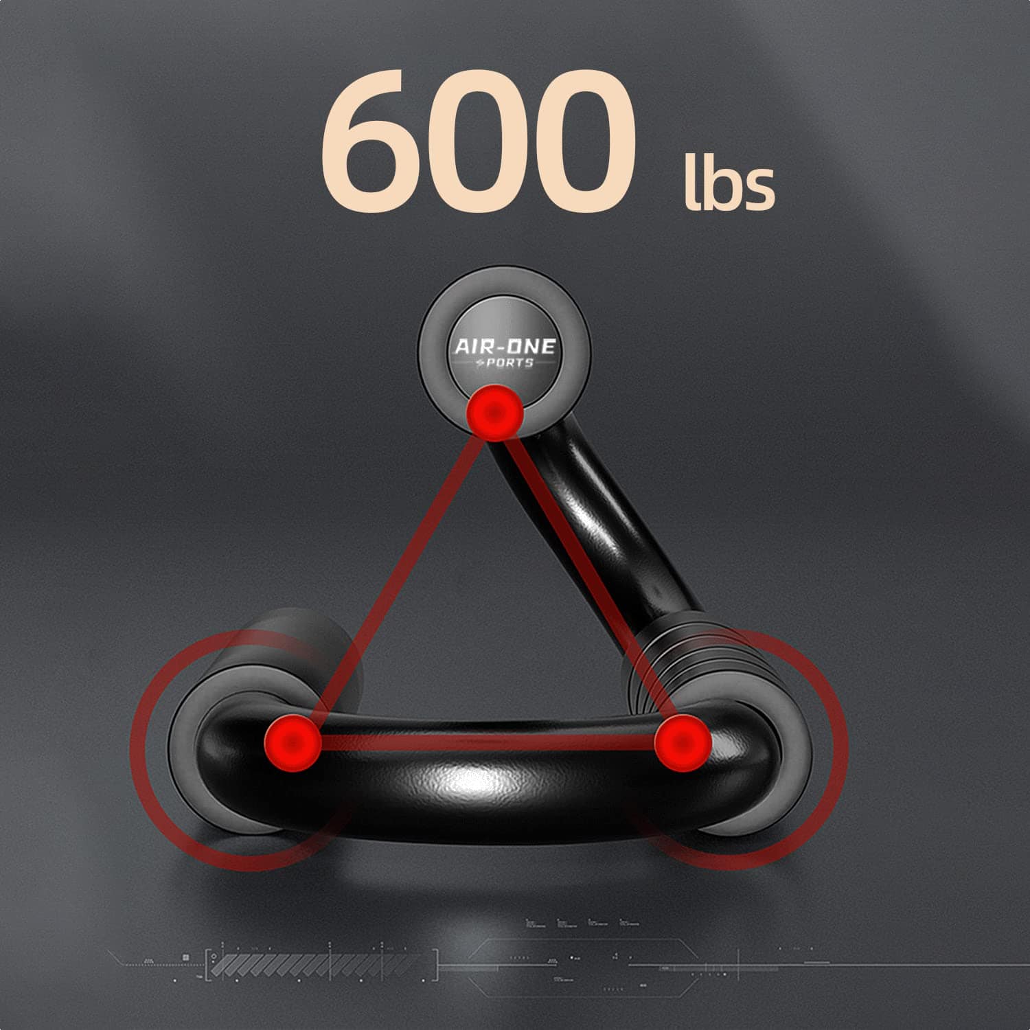 Barras de Flexiones KitchLife AIR-ONE SPORTS - Capacidad de - Imagen 9