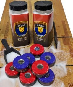 Juego de Discos de Shuffleboard con Cera de Alto