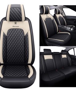 Cubiertas de asiento Aierxuan para autos de cuero