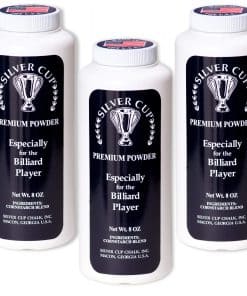 Polvo de Tiza Silver Cup Billiard Premium Blanco 8 oz.