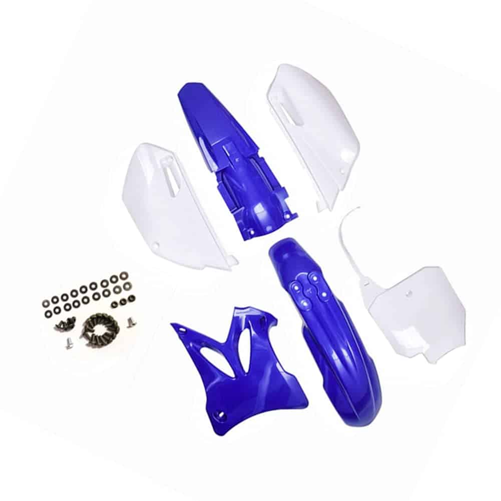 Kit de Guardabarros de Cuerpo de Plástico Azul ZTDZZH YZ85