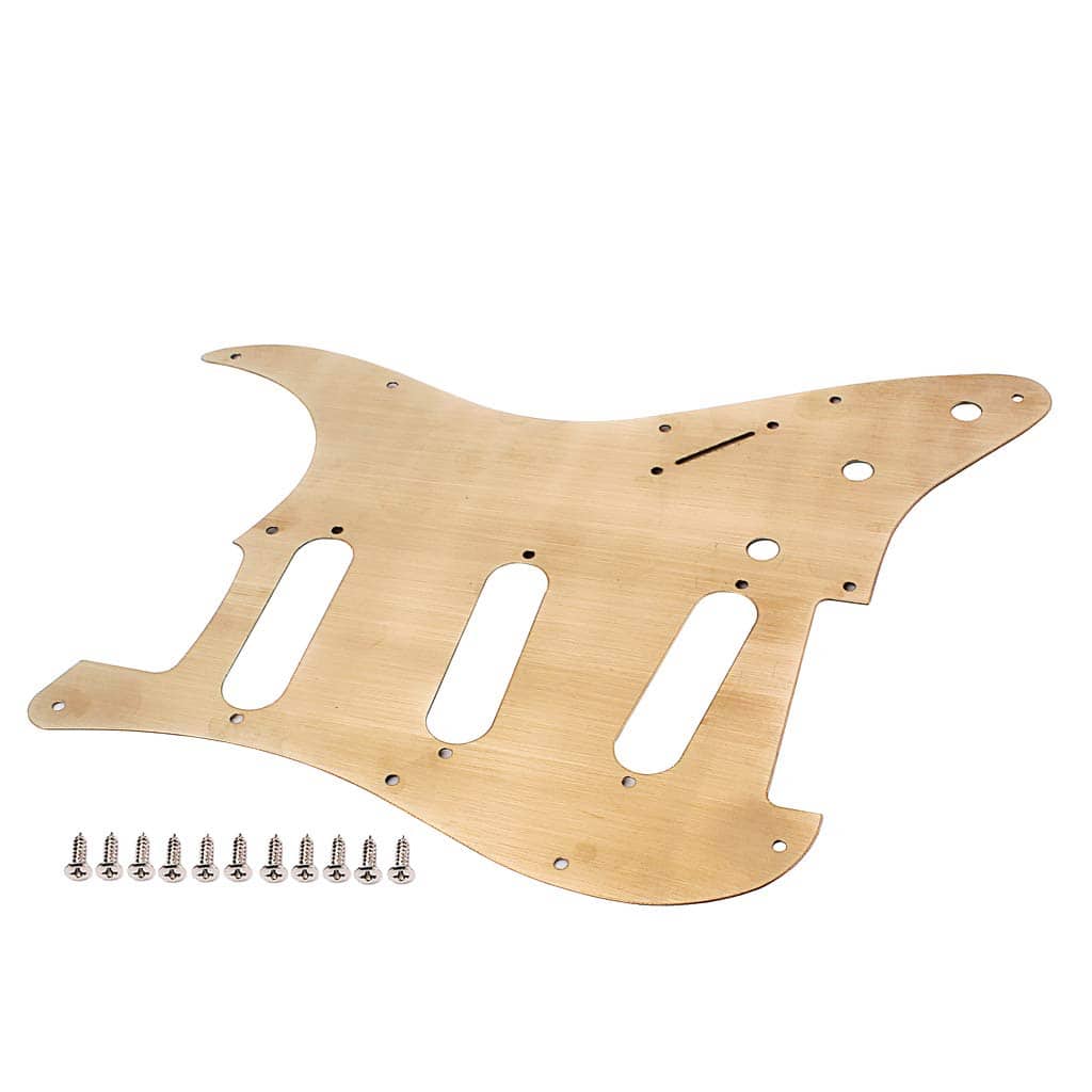 Pickguard de Guitarra Alnicov de 11 Hoyos SSS para Strat