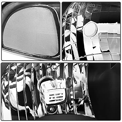 Conjunto de faros frontales ECCPP Faros Negros + Lámpara de - Imagen 6