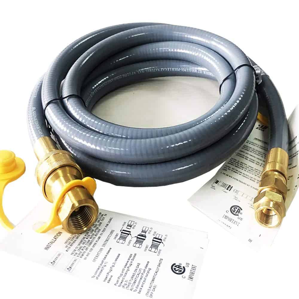 Kit de Conversión de Manguera de Gas Natural de 10 Pies 1/2