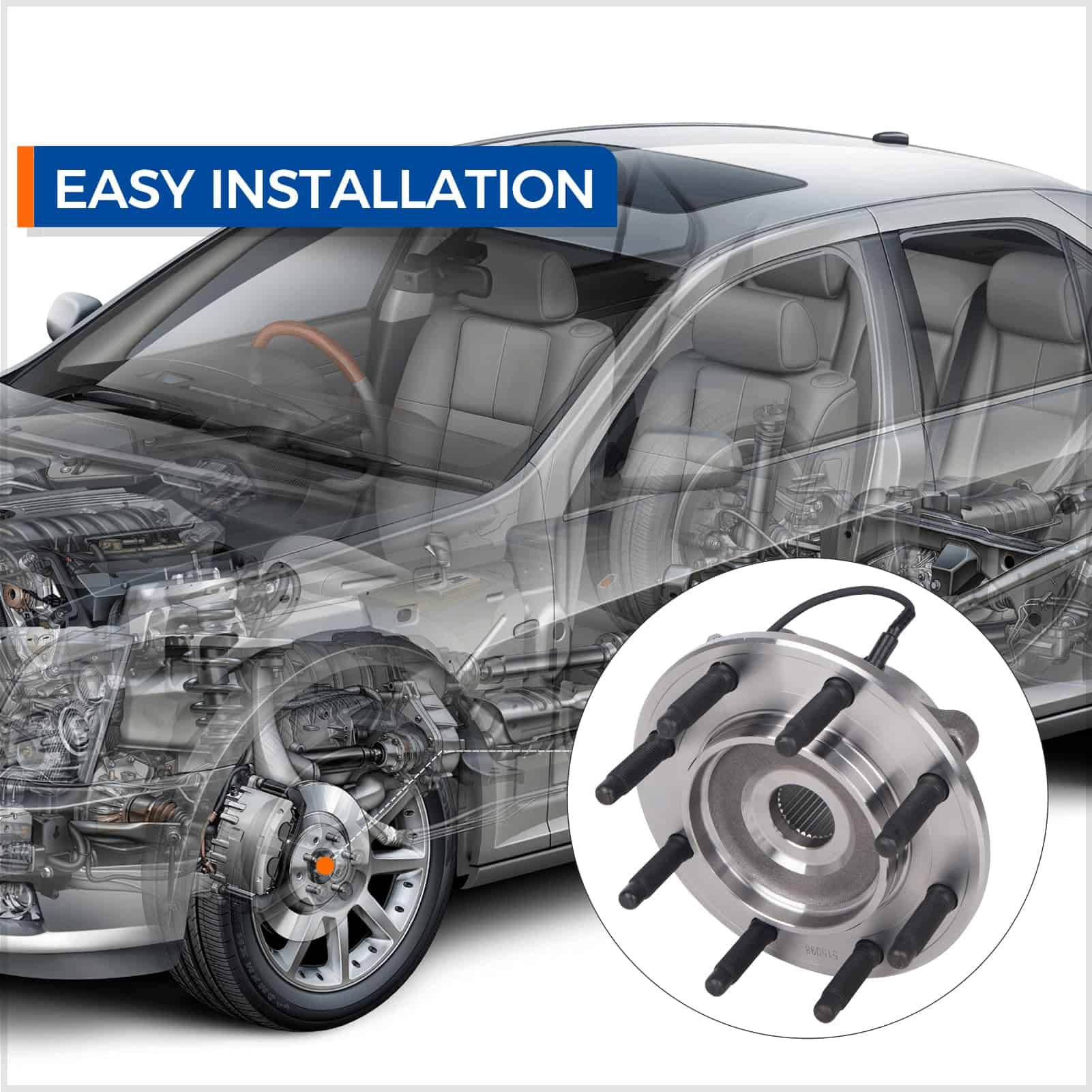 MACEL 515098 Ensamblaje del Cojinete del Cubo de la Rueda - Imagen 4