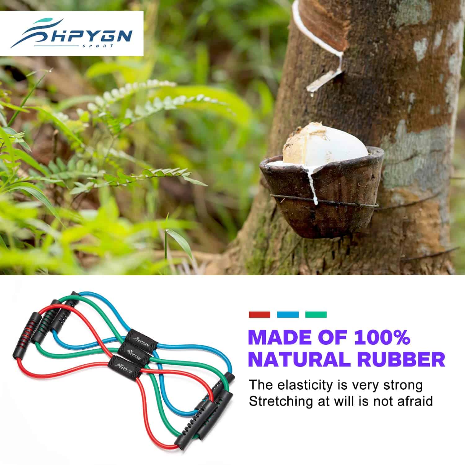 Bandas de Resistencia, Bandas de Ejercicio en Forma de 8 - Imagen 5