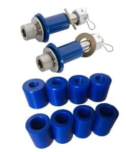 Kit de bujes de rodillos para capó y perno de bisagra del