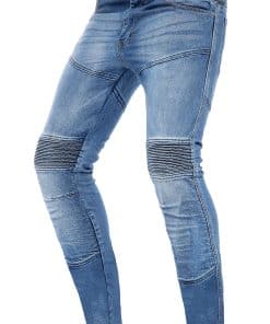 Pantalones de moto para hombre -Azul Claro