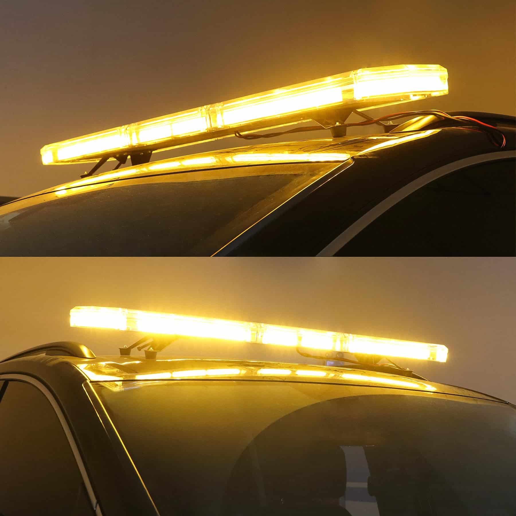 V-SEK 48 Pulgadas 88 LED Barra de Luz de Emergencia Ámbar - Imagen 8