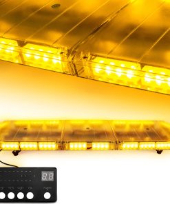 V-SEK 48 Pulgadas 88 LED Barra de Luz de Emergencia Ámbar
