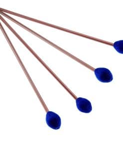 Vankcp 2 Par de Mazos de Marimba Azul Medio Cabeza de Hilo