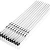 Brochetas de metal para asar, brochetas para kebab de 17.7"