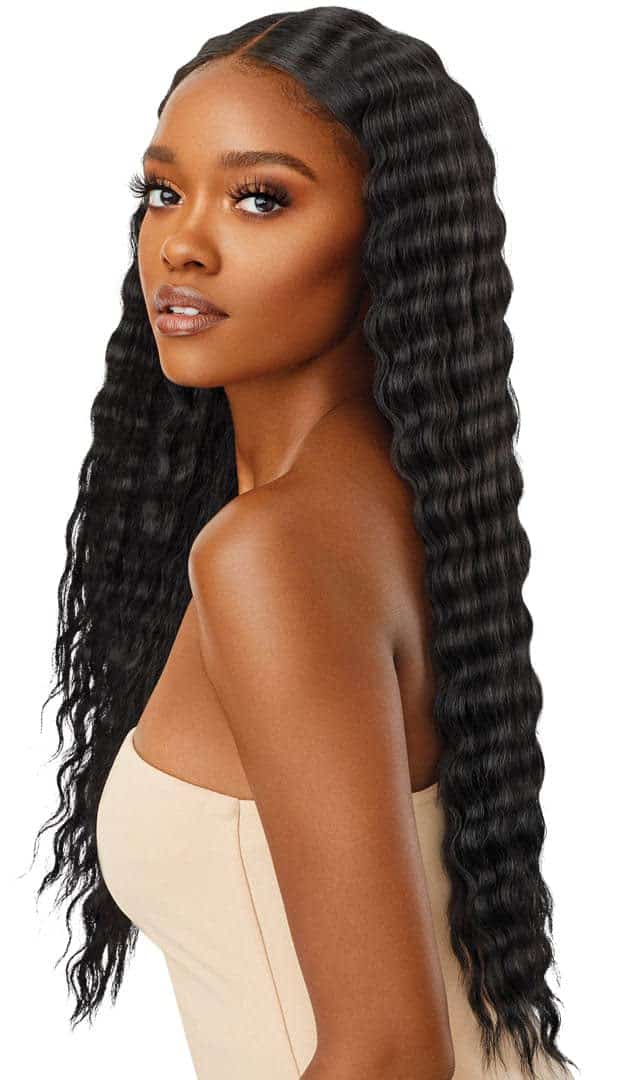 Pelucas de encaje frontal Outre Synthetic Melted Hairline - - Imagen 5