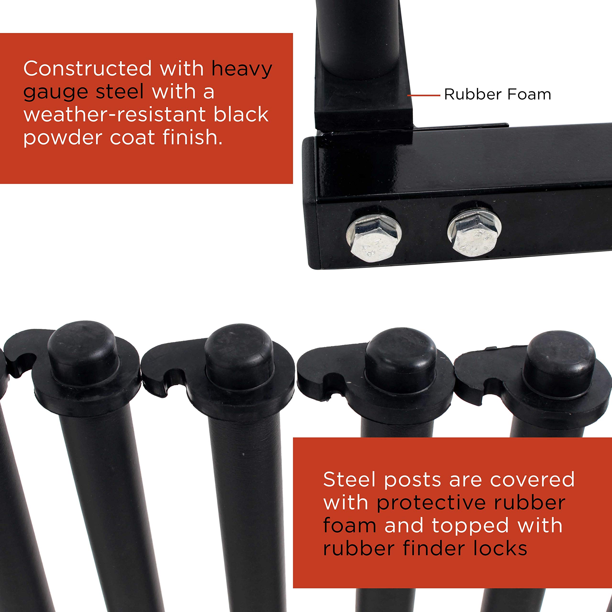 Rack de parabrisas de 5 luces para camioneta TCP Global - - Imagen 5