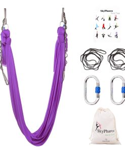 Juego de Columpios de Yoga Aéreo SKYPHAROS 5.5 -VIOLETA