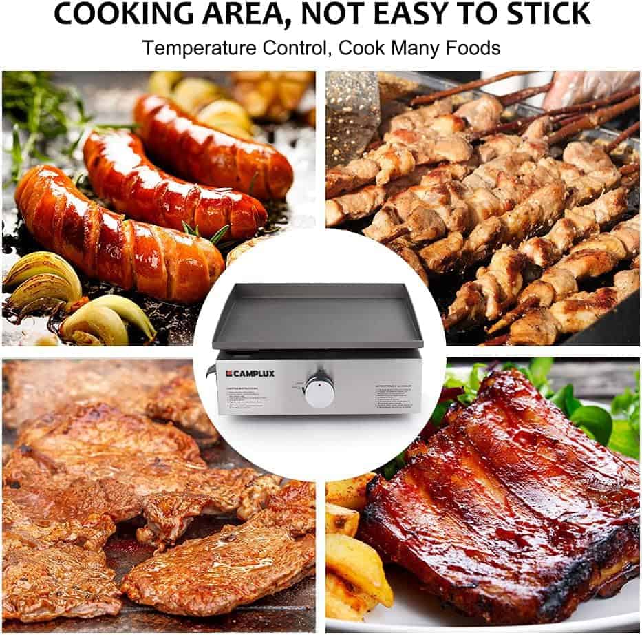 Parrilla de Gas Propano Camplux, Estación de Parrilla Plana - Imagen 6