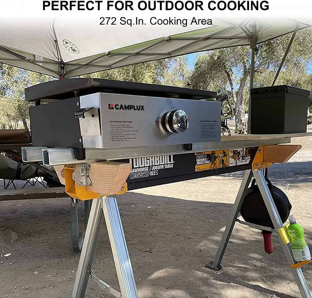 Parrilla de Gas Propano Camplux, Estación de Parrilla Plana - Imagen 3