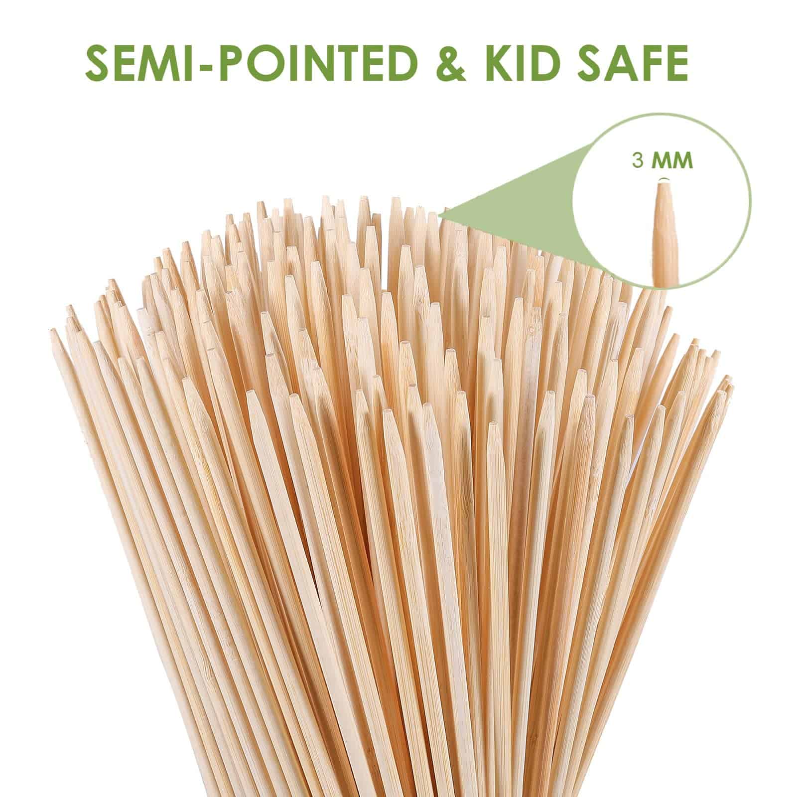 Palitos para S'mores de 36" de Largo y 5mm de Grosor, 60 - Imagen 3