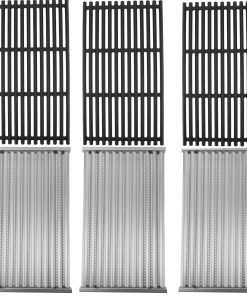 Rejillas de Parrilla de Hierro Fundido y Emisor Infrarrojo