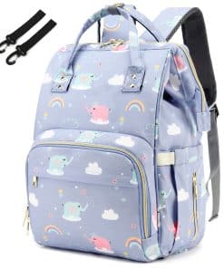Mochila para pañales de elefante Yusudan para niñas, mamá