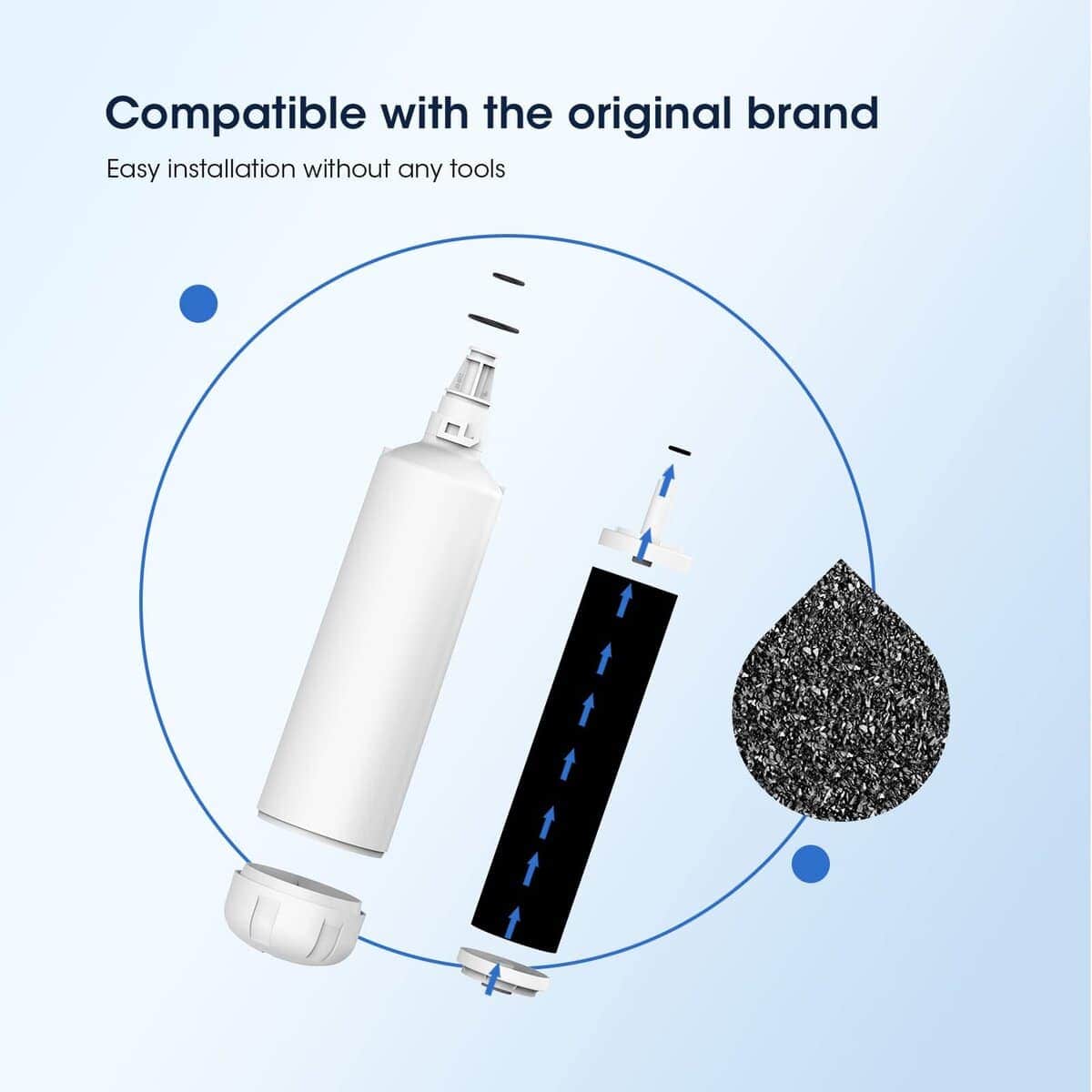 Filtro de agua para fabricante de hielo de repuesto GLACIER - Imagen 5