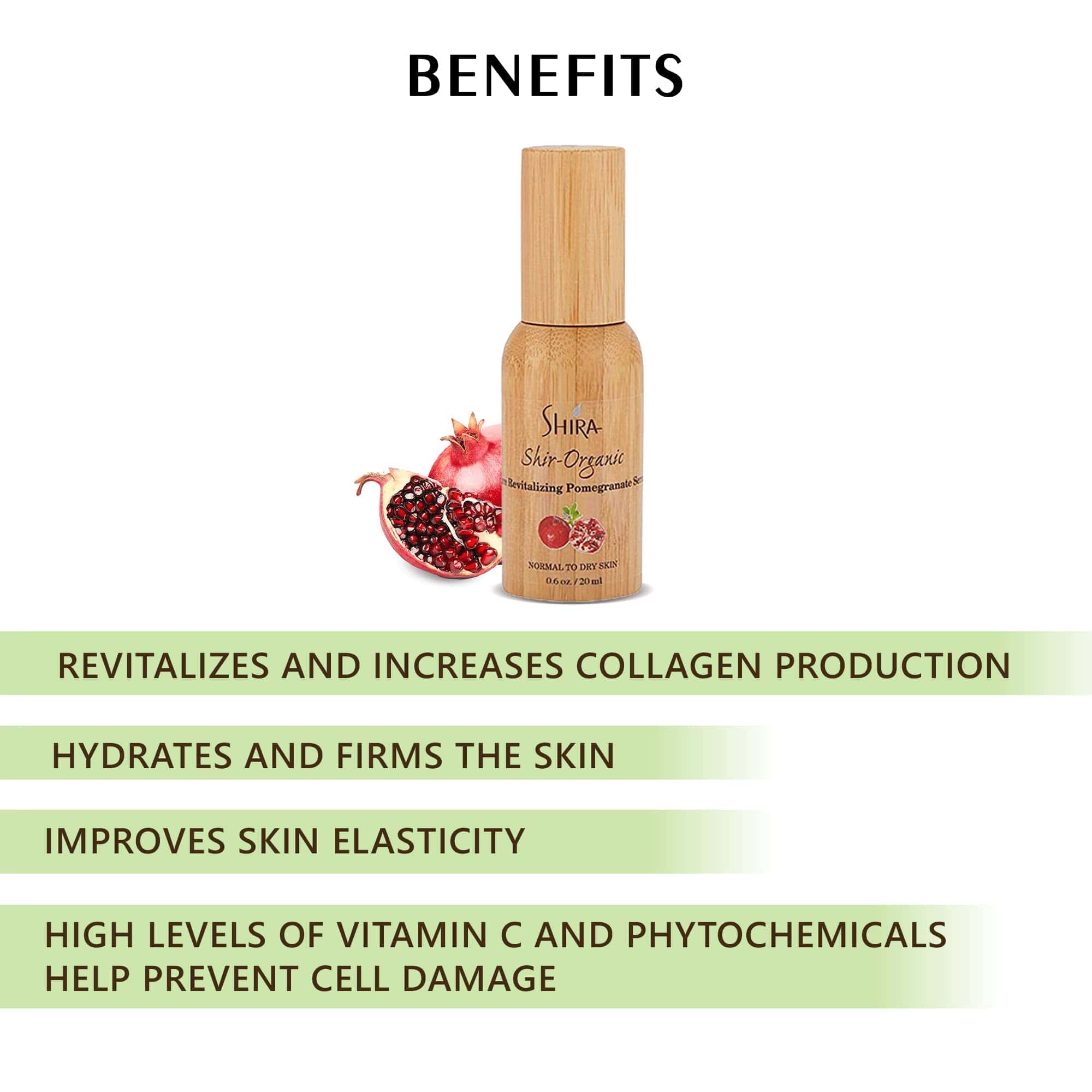 Suero de Granada Pura Shir-Organic para el Rostro - Imagen 4