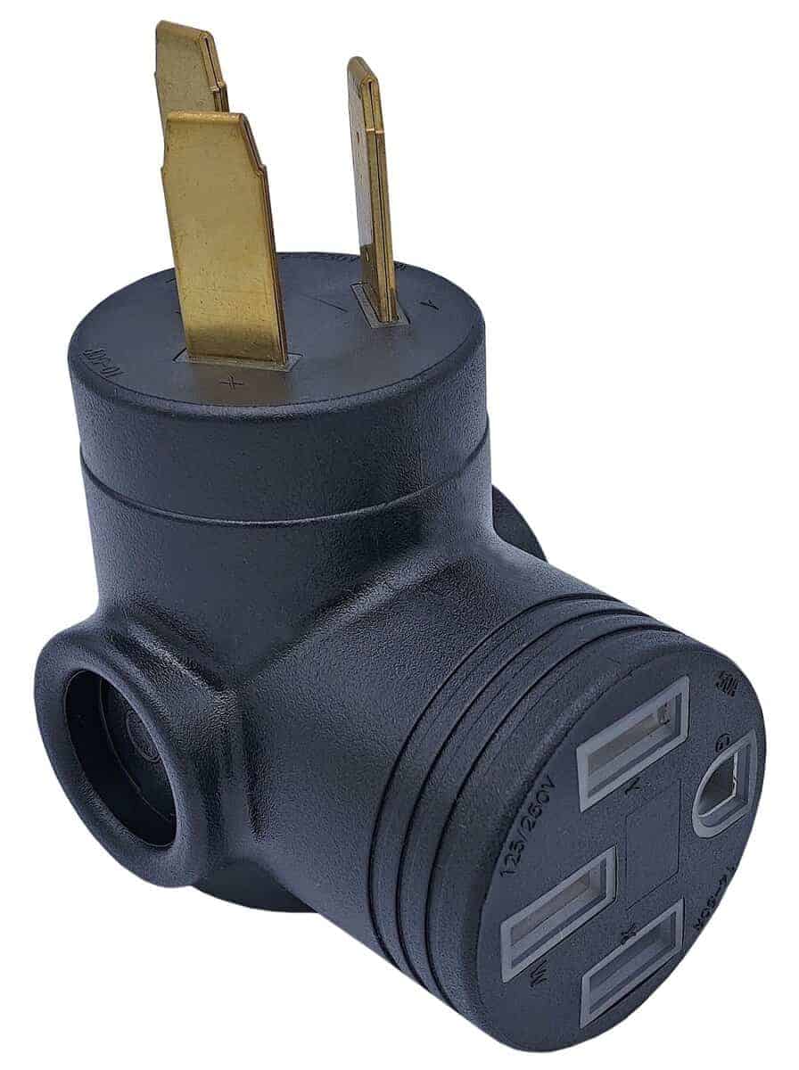 Adaptador de Enchufe de Secadora Masculino 10-50P a