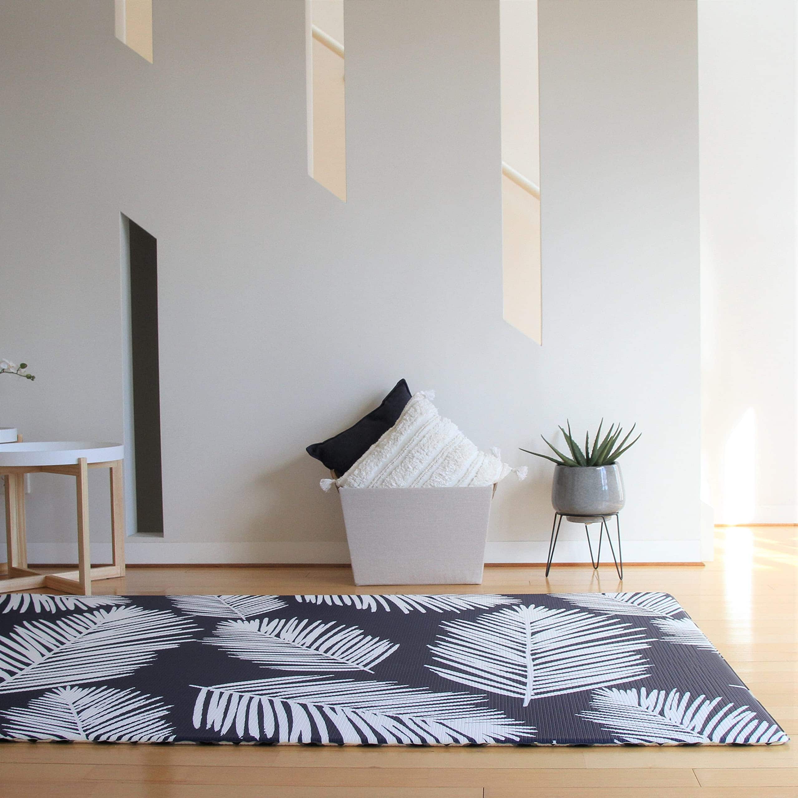 Tapete de juego de espuma reversible Cushmat (Grande, Palm - Imagen 9