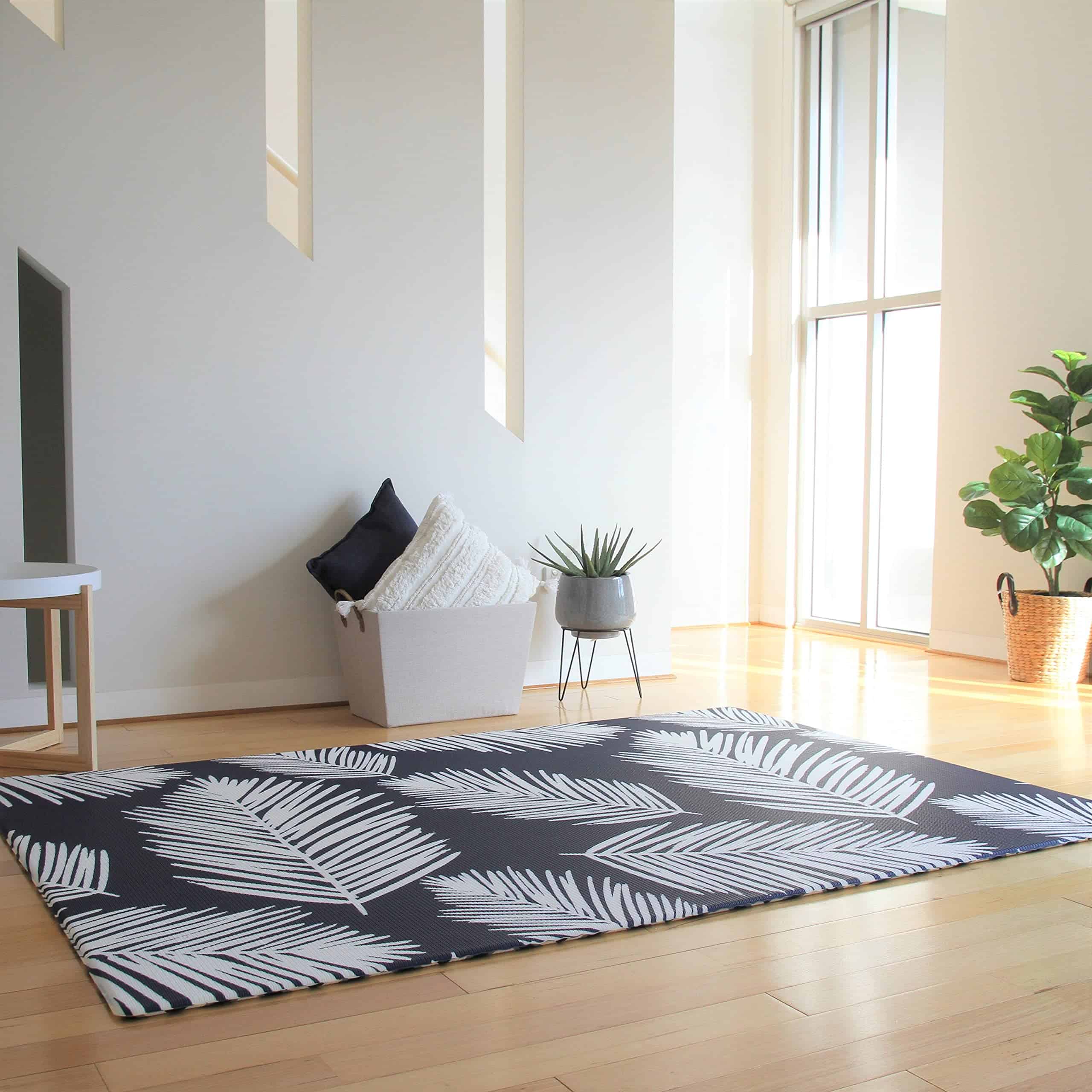 Tapete de juego de espuma reversible Cushmat (Grande, Palm