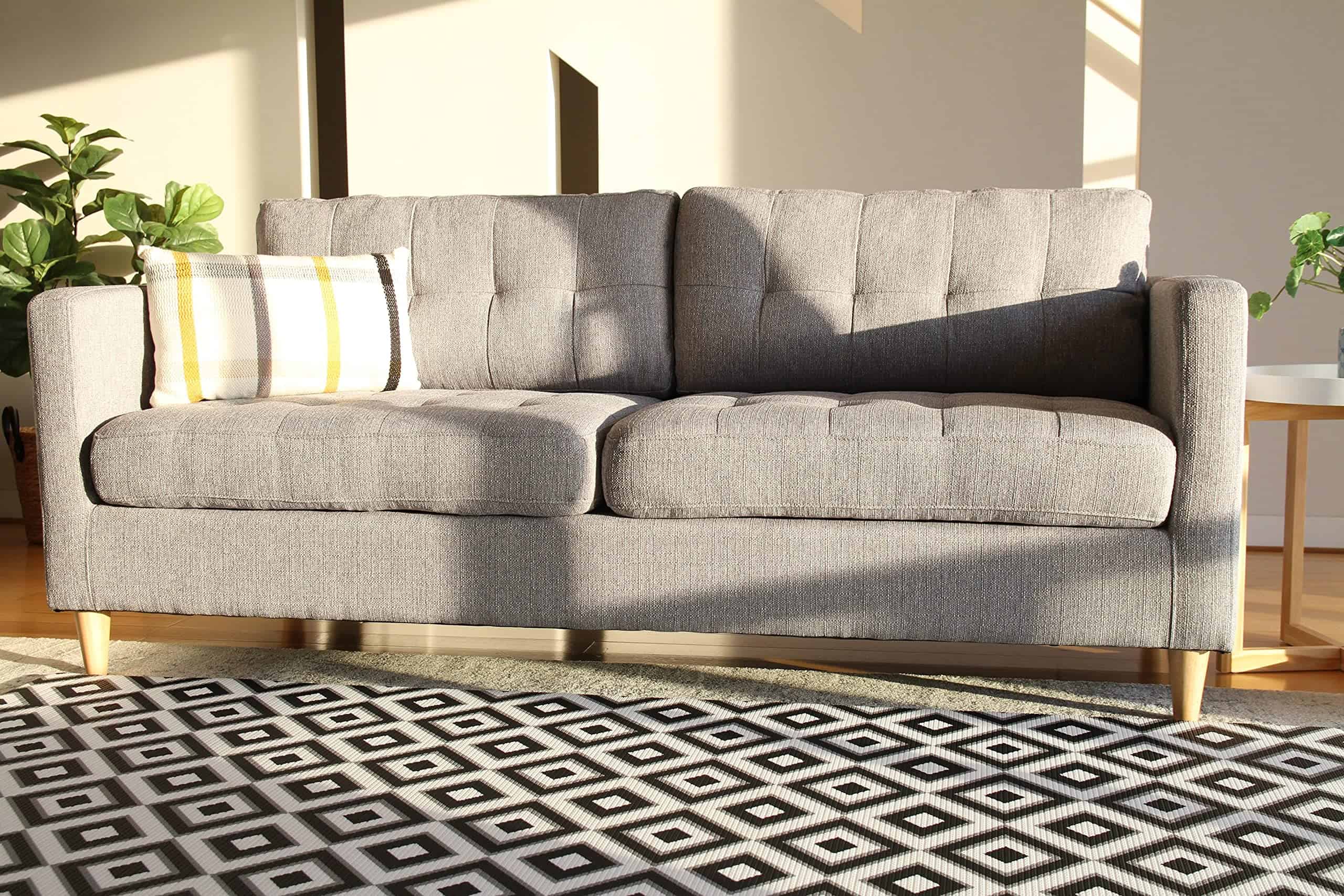 Tapete de juego de espuma reversible Cushmat (Grande, Palm - Imagen 10