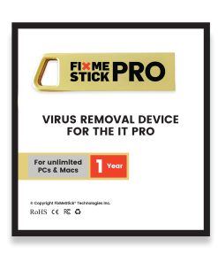 FixMeStick PRO Eliminación de virus para empresas - Uso