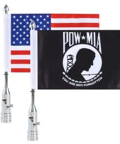 Soporte de Bandera Plegable para Motocicleta al Aire Libre