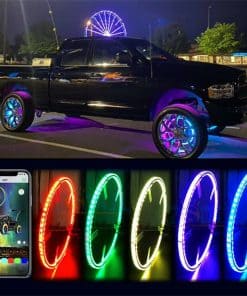 Forten Kingdom Aro de Luz LED Doble Fila de Colores