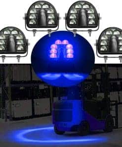 ONERAY [4 Pack] Luz de Advertencia LED Azul en Arco para