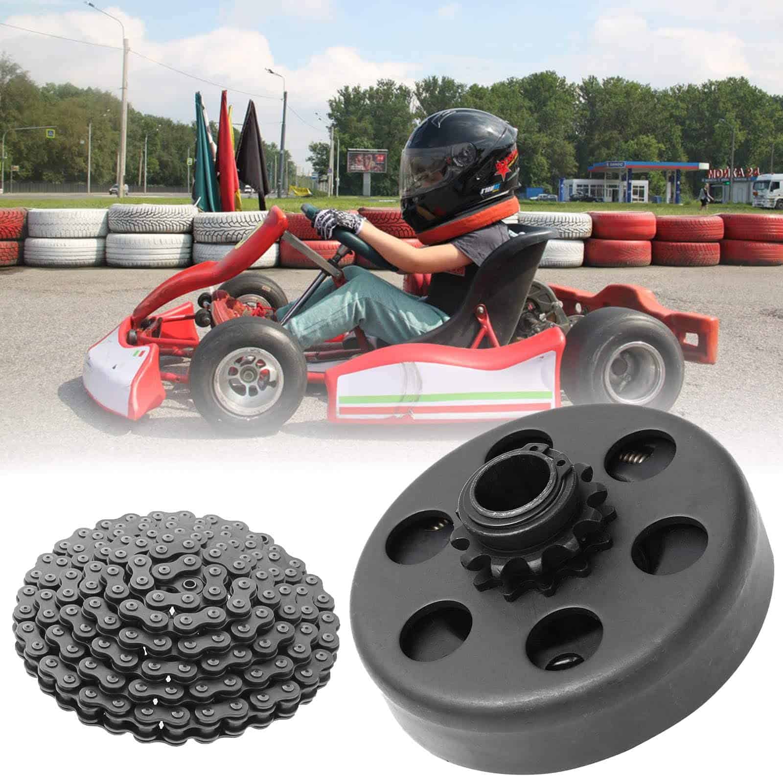 Embrague de Go Kart 5/8 Bore 35 Cadena 11 Diente Piñón para - Imagen 8