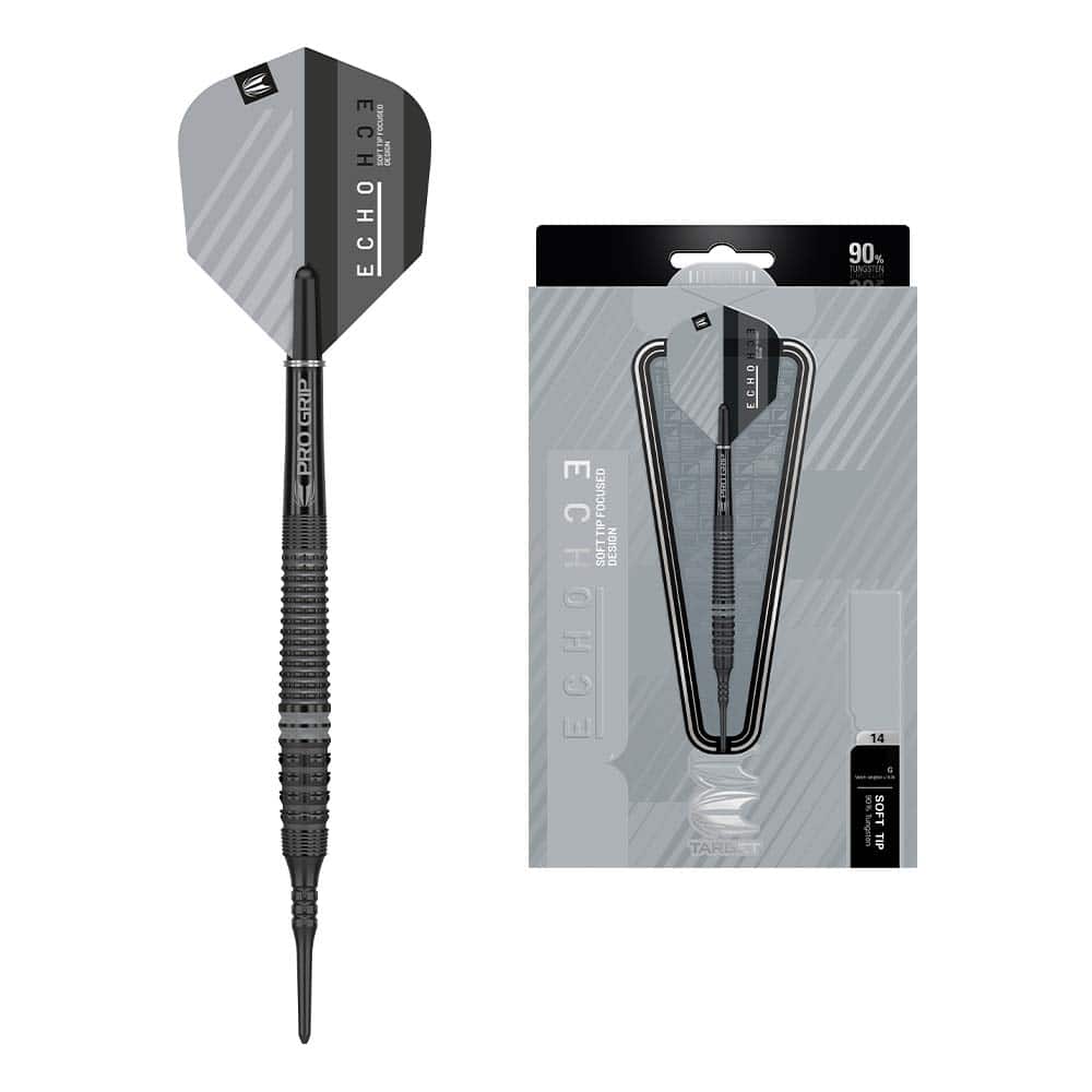 Conjunto de Dardos Echo 90% Tungsteno, Punta Suave, Target