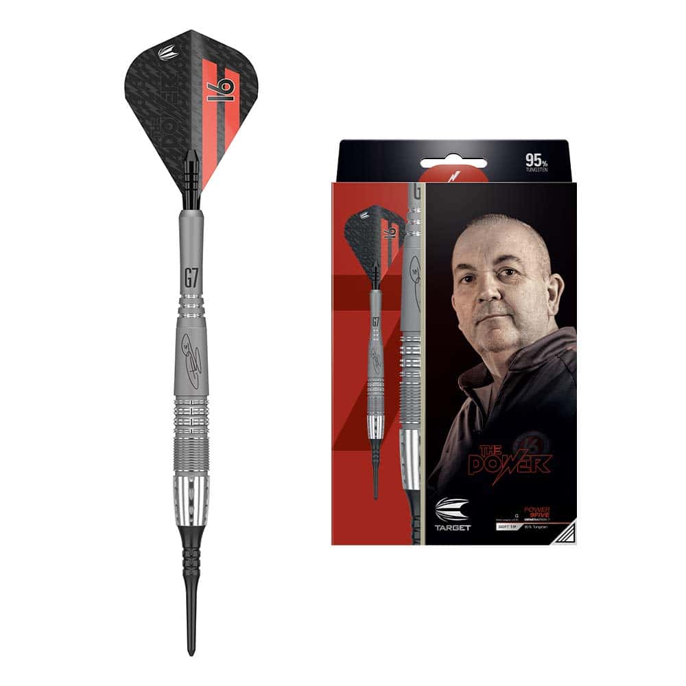 Dardos Phil Taylor Power 9-Five Gen 7 20G | 95% Tungsteno,