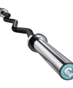 Barra olímpica Chong de 47 pulgadas/4 pies EZ Curl, Barra