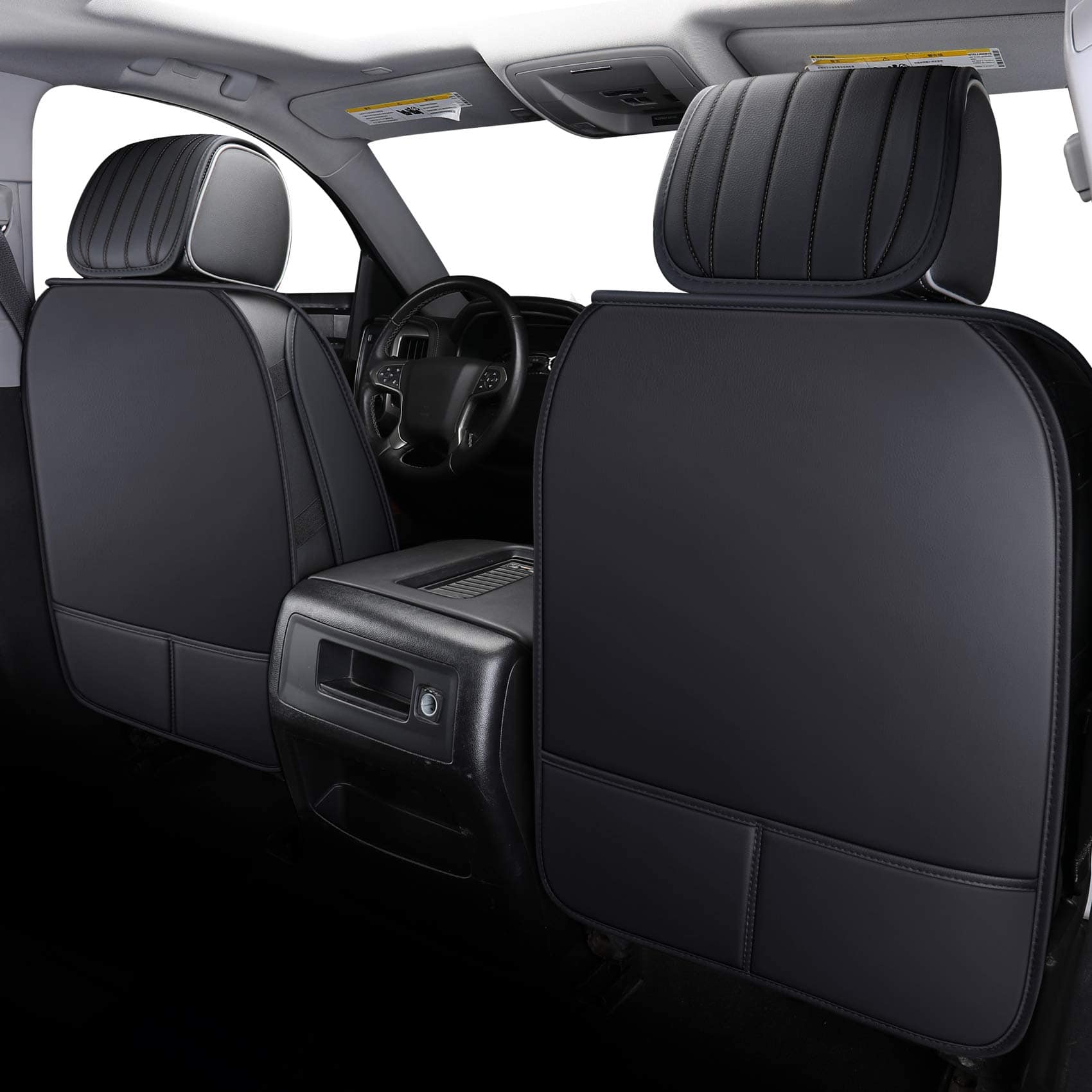Fundas de asiento para automóvil Aierxuan -Negro - Imagen 3