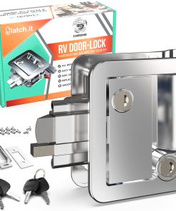 Cerradura de Puerta de RV LATCH.IT Cromada | Cerraduras