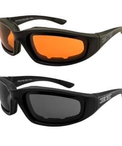 Lentes de sol acolchados con espuma para motocicleta, 2