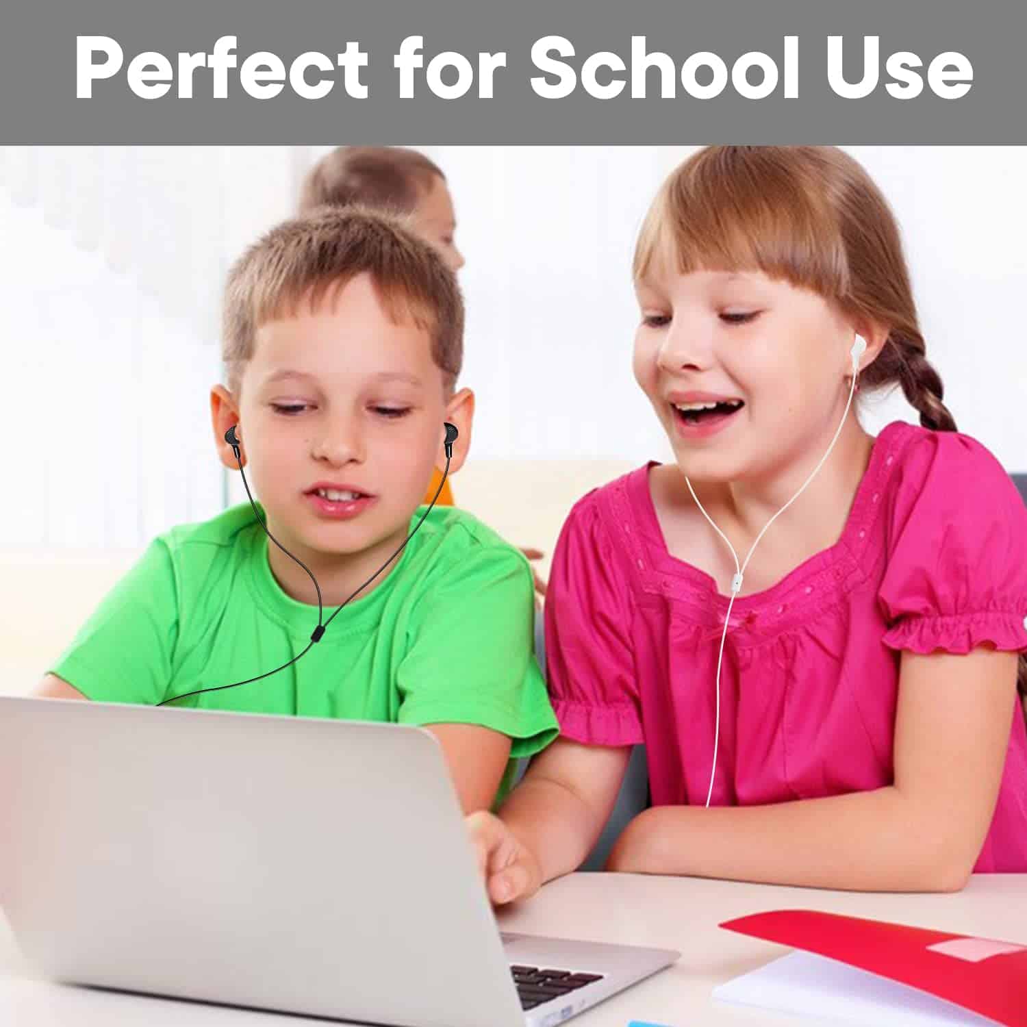 Audífonos para la escuela al por mayor, paquete de 100 - Imagen 7