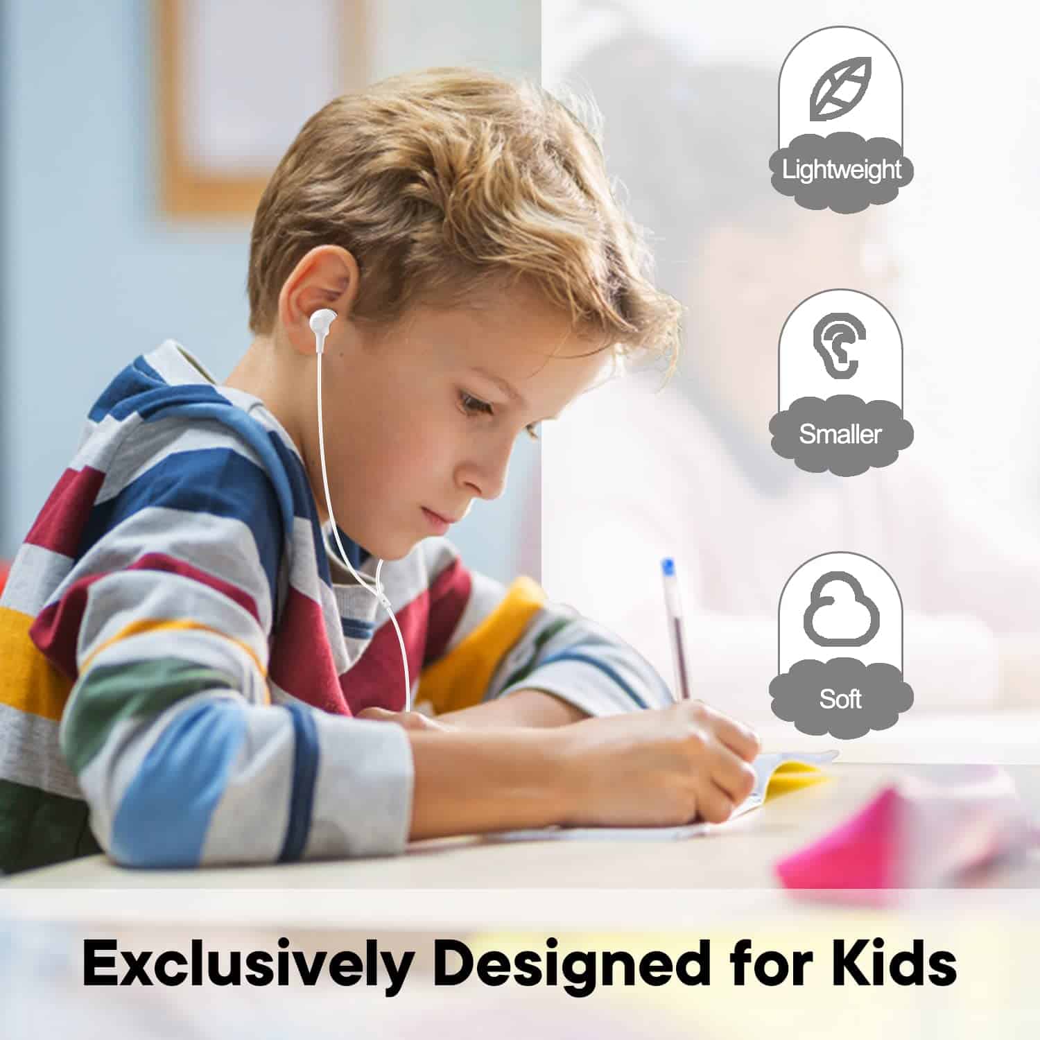 Audífonos para la escuela al por mayor, paquete de 100 - Imagen 6