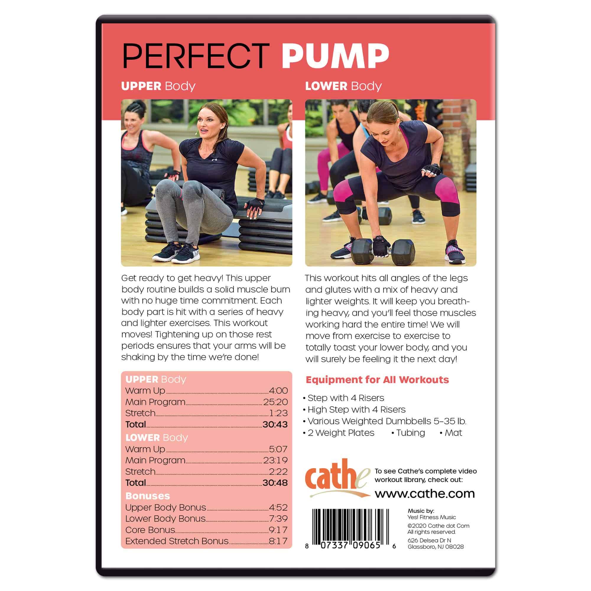 Cathe Perfect 30 Perfect Pump Upper & Lower Body DVD de - Imagen 3