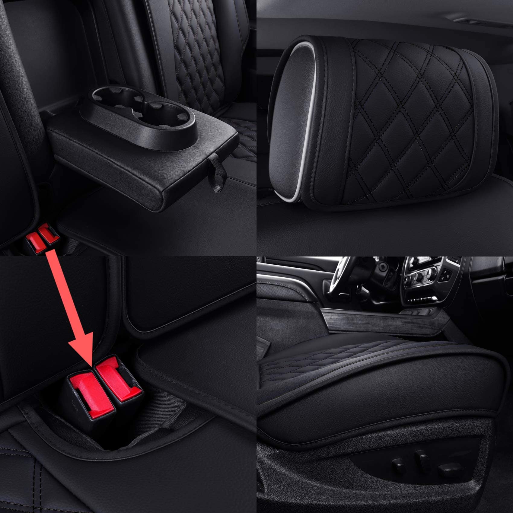 Fundas de asiento Aierxuan para Camioneta Chevy Chevrolet - Imagen 6