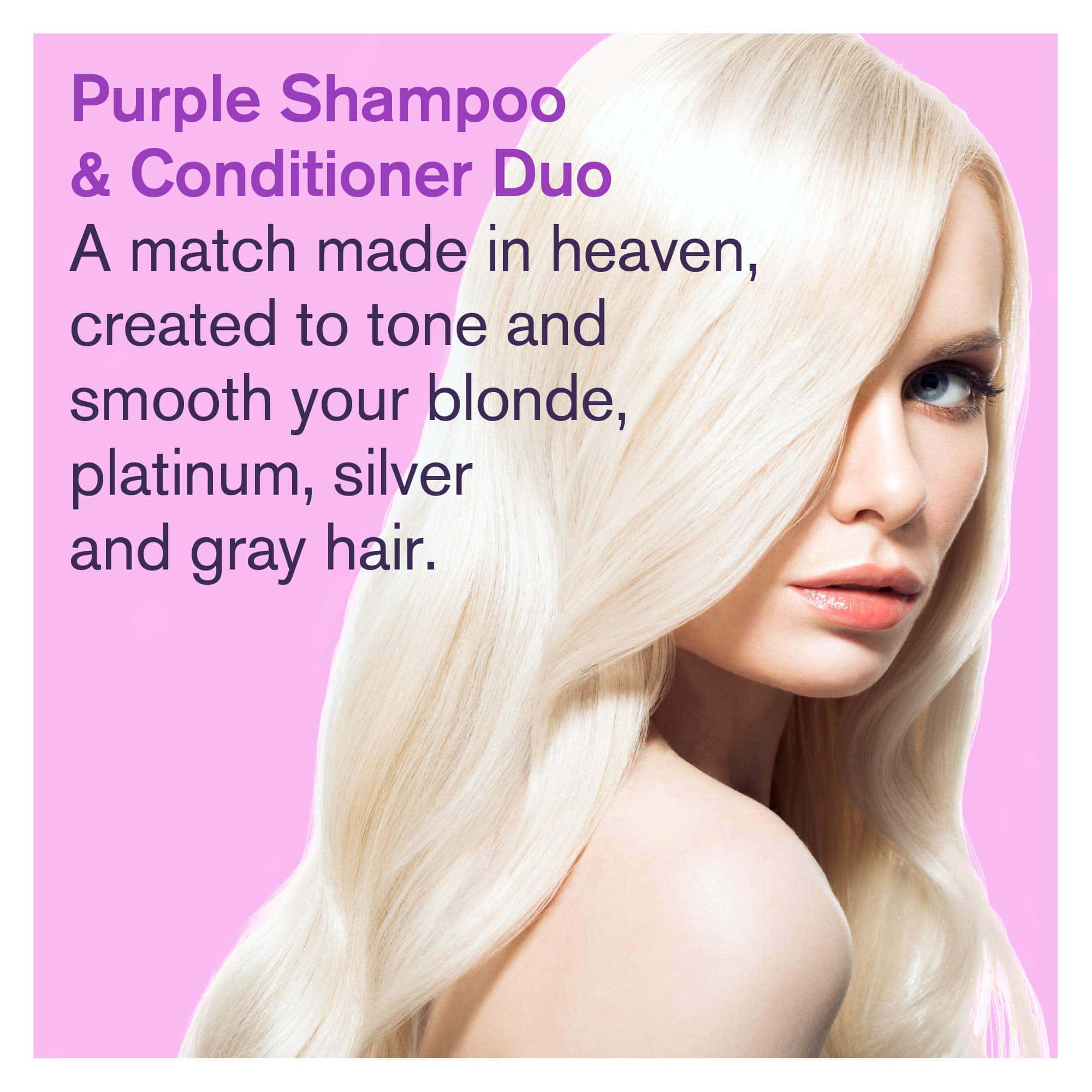 Set de Shampoo y Acondicionador Toning Purple Uniq Bold - - Imagen 4