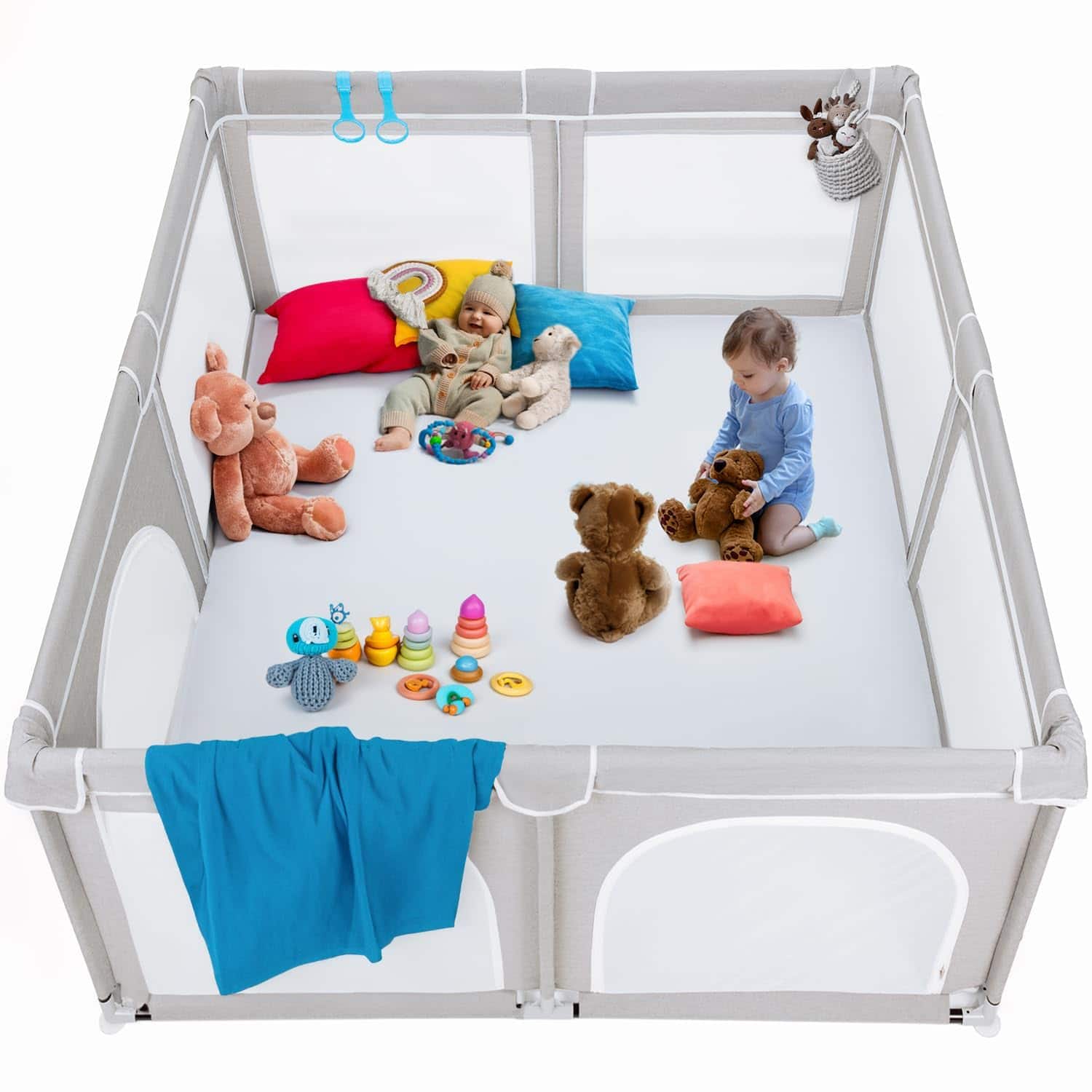 Parque de juegos extra grande TODALE para bebés y niños