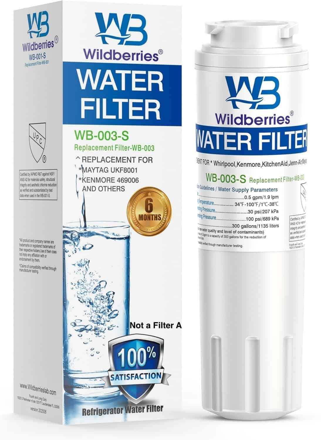 Filtro de agua para refrigerador Wildberries UKF8001 4 de