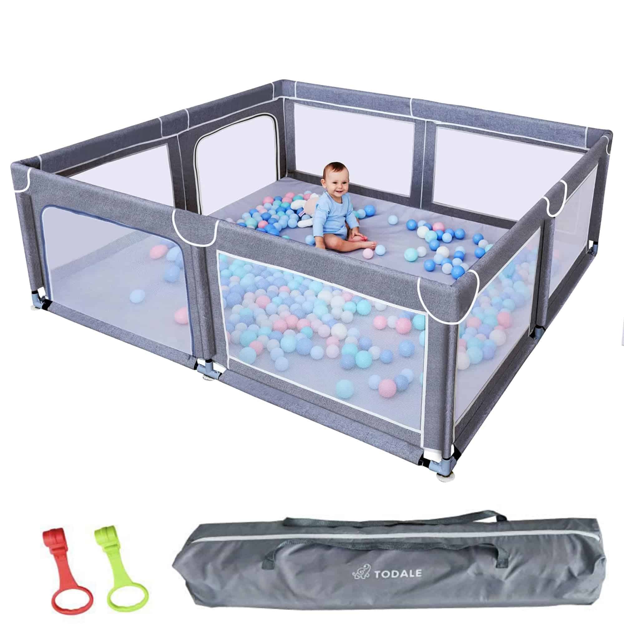 Corralito para Bebé TODALE 70��59�� - Parque de Juegos con